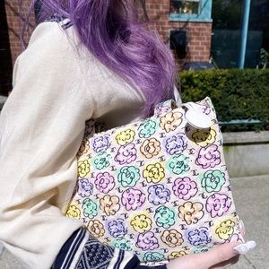 Chanel Vintage Flower CC Loge tote